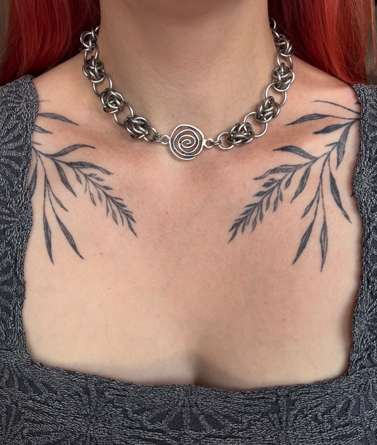 spiral winds necklace