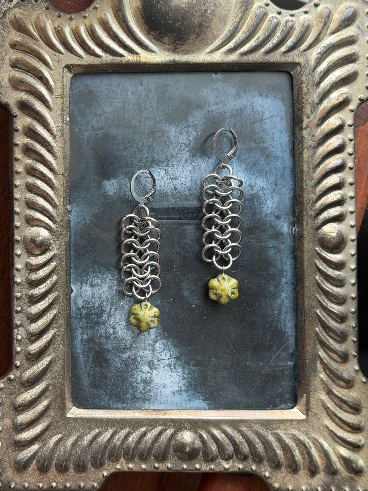 hellebore earrings